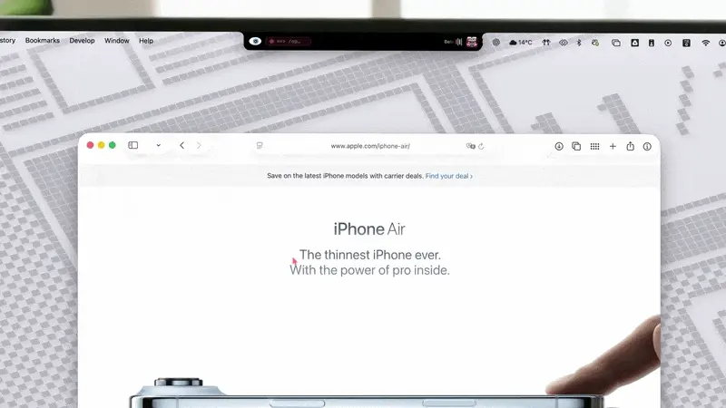 QuakeNotch Expand Demo